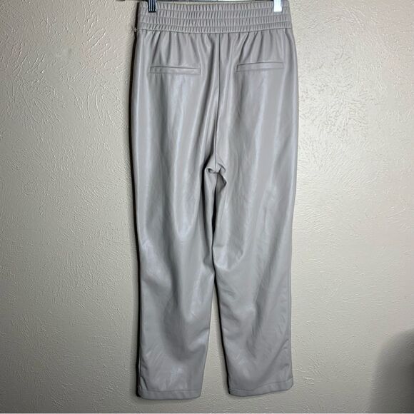 Maison d' Amelie Paris Faux Leather Pull On Pants - Picture 5 of 11